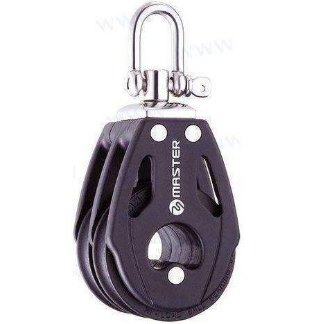 40Mm Double Swivel Shackle Block Mvbb0403F - 230Kg Load Capacity