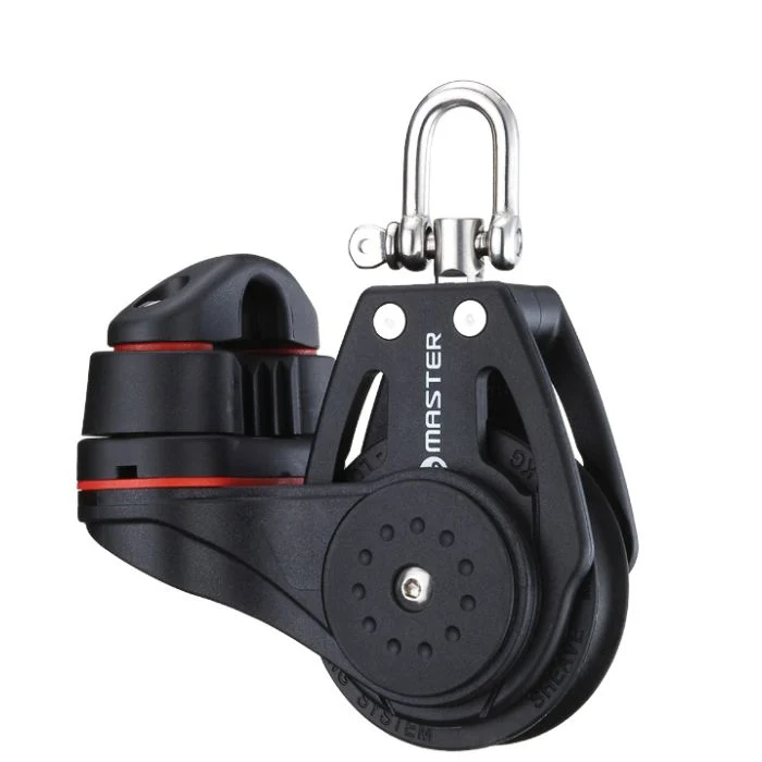 [MVBB0510F] 57Mm Single Swivel Shackle Block Fairlead Mvbb0510F - 100Kg Capacity
