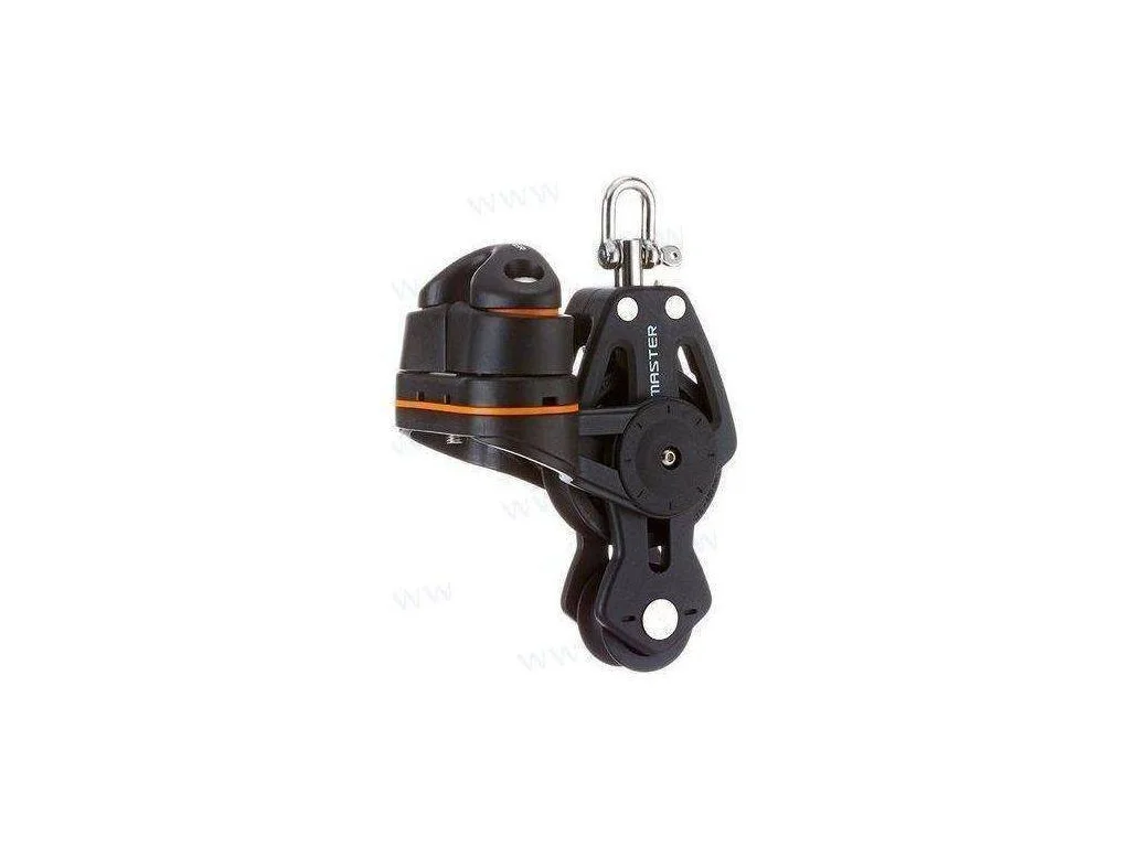 [MVBP3521F] 35Mm Single Fiddle Swivel Shackle Block Mvbp3521F - 100Kg Capacity