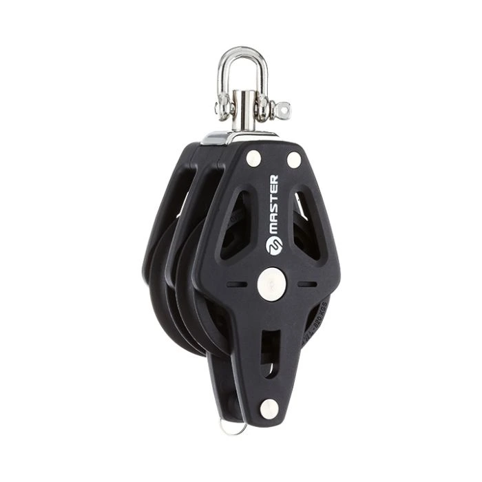 60Mm Double Becket Swivel Shackle Block Mvbp0604F - 600Kg Capacity