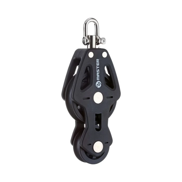 [MVBP0619F] 60Mm Single Fiddle Swivel Shackle Block Mvbp0619F - 600Kg Load Capacity