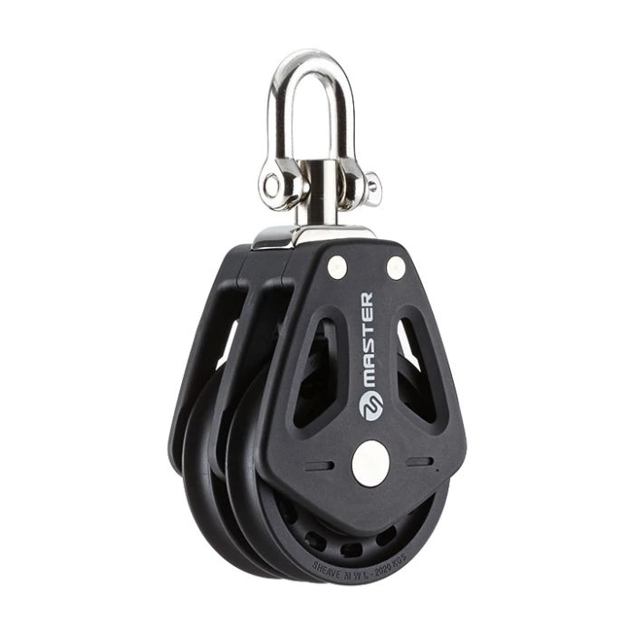 [MVBP7203F] 72Mm Double Swivel Shackle Block Mvbp7203F - 1000Kg Load Capacity