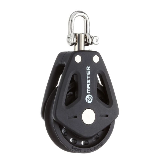 [MVBP0901F] 90Mm Single Swivel Shackle Block Mvbp0901F - 1500Kg Load Capacity