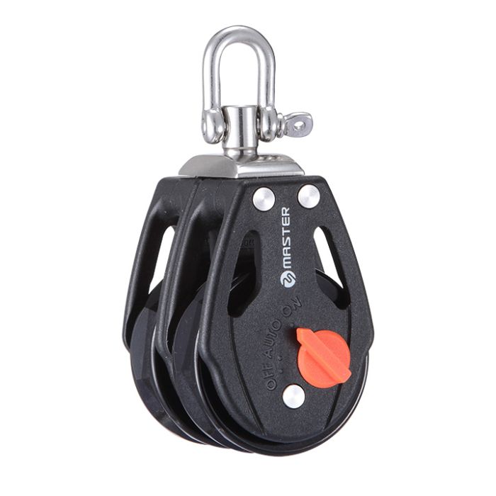 [MVRA0403F] 40Mm Ratchet Double Block Swivel Shackle Mvra0403F - 150Kg Load Capacity
