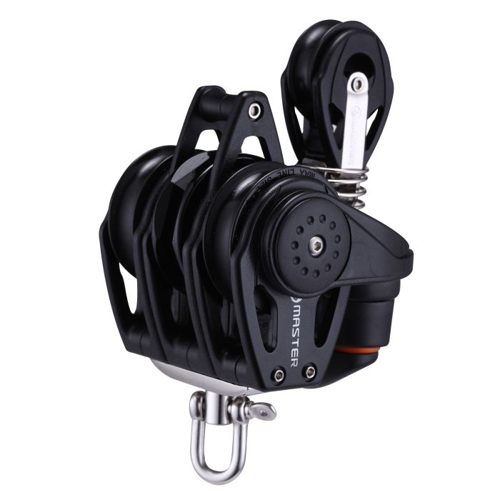 [MVRA0423F] 40Mm Ratchet Triple Becket Block Swivel Mvra0423F - 80Kg Capacity