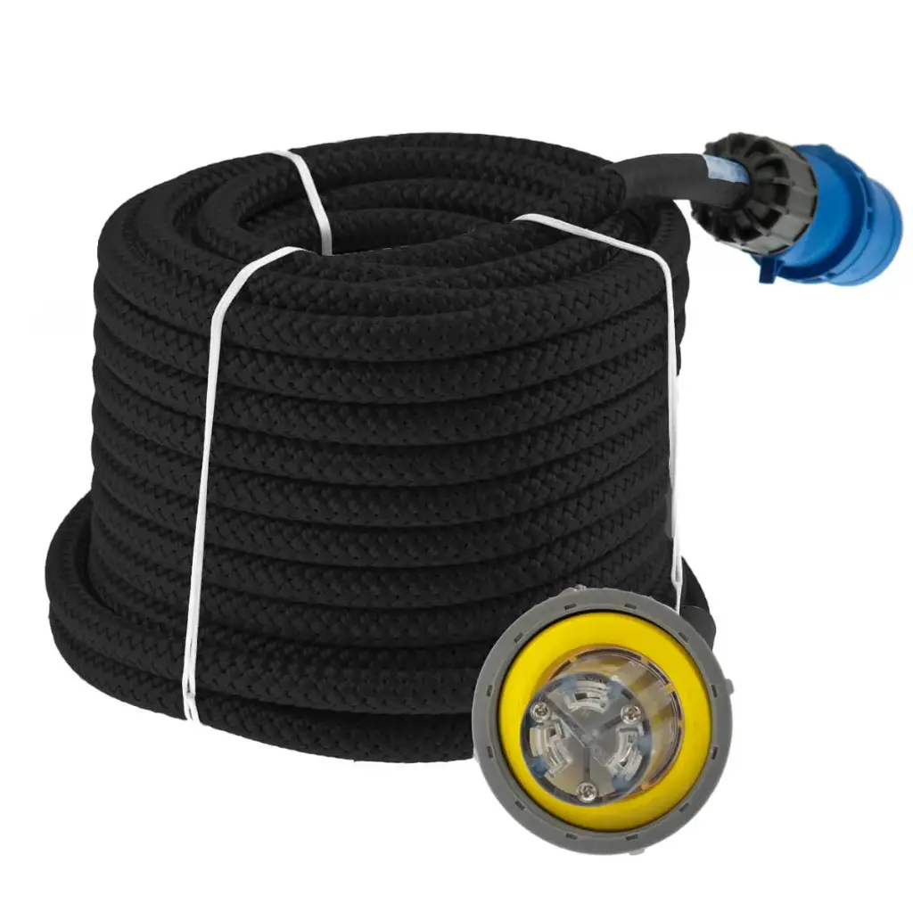 Fender Rope 12Mm X 3M Black (2 Pack) | Pol3700241030 | Durable Marine Rope