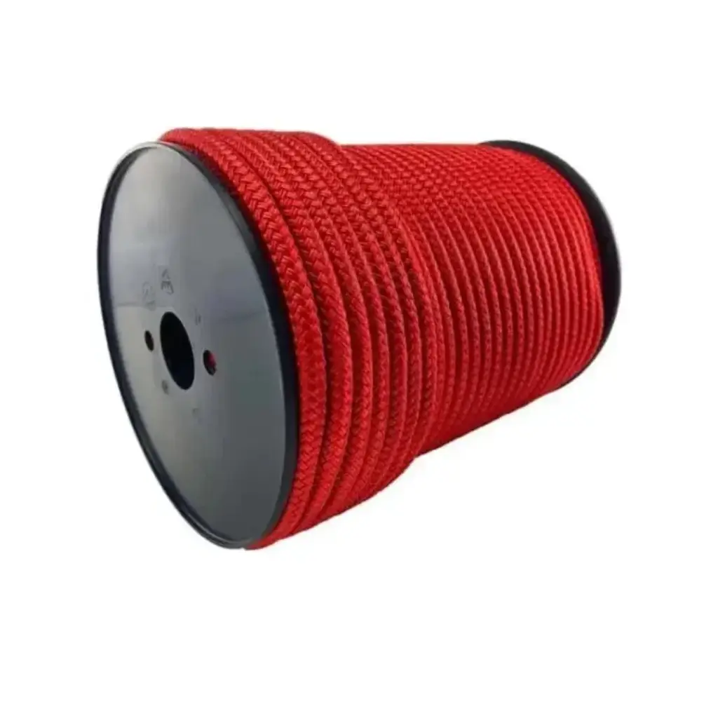 4Mm Red Polyester Rope 12M | Pol2202040240 | 360Kg Load Capacity