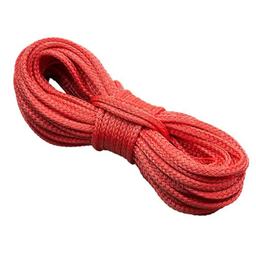 [POL2203040240] 4Mm Orange Polyester Rope 12M | Pol2203040240 | 360Kg Load Capacity
