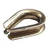 [GS71153B] Wire Rope Thimble 5Mm Pack Of 25 | Gs71153B | Durable Hardware