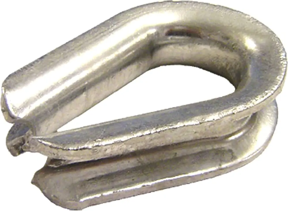 [GS71156B] Wire Rope Thimble 10Mm | Pack Of 25 | Gs71156B | Durable Hardware