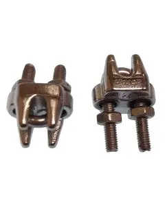 [GS71171] Wire Rope Clip Aisi-316 3Mm (2-Pack) | Gs71171 | Durable Hardware