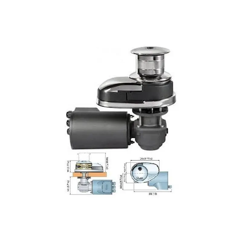 [QUDP31024D] Windlass Vertical 1000W 24V C/C Winch Qudp31024D - Fast & Efficient