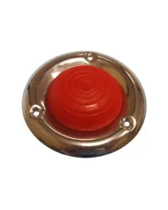 [GS63092] Rubber Cap With Stainless Steel Flange Red Gs63092 For Marine Fenders