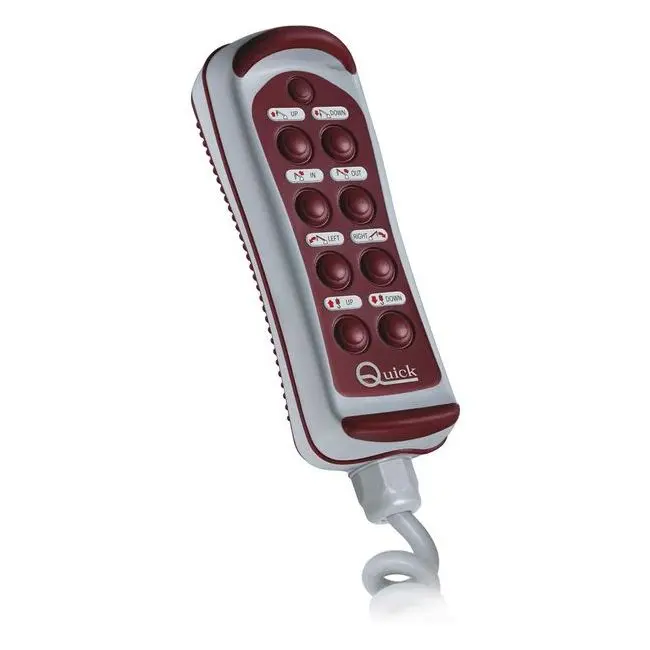 [QUHRC1008L] 8 Channel Push Button Switch Windless Winch Control - with LED