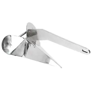 [GS61202] Galvanized Delta Anchor 10 Kg | Gs61202 | Strong Marine Anchor