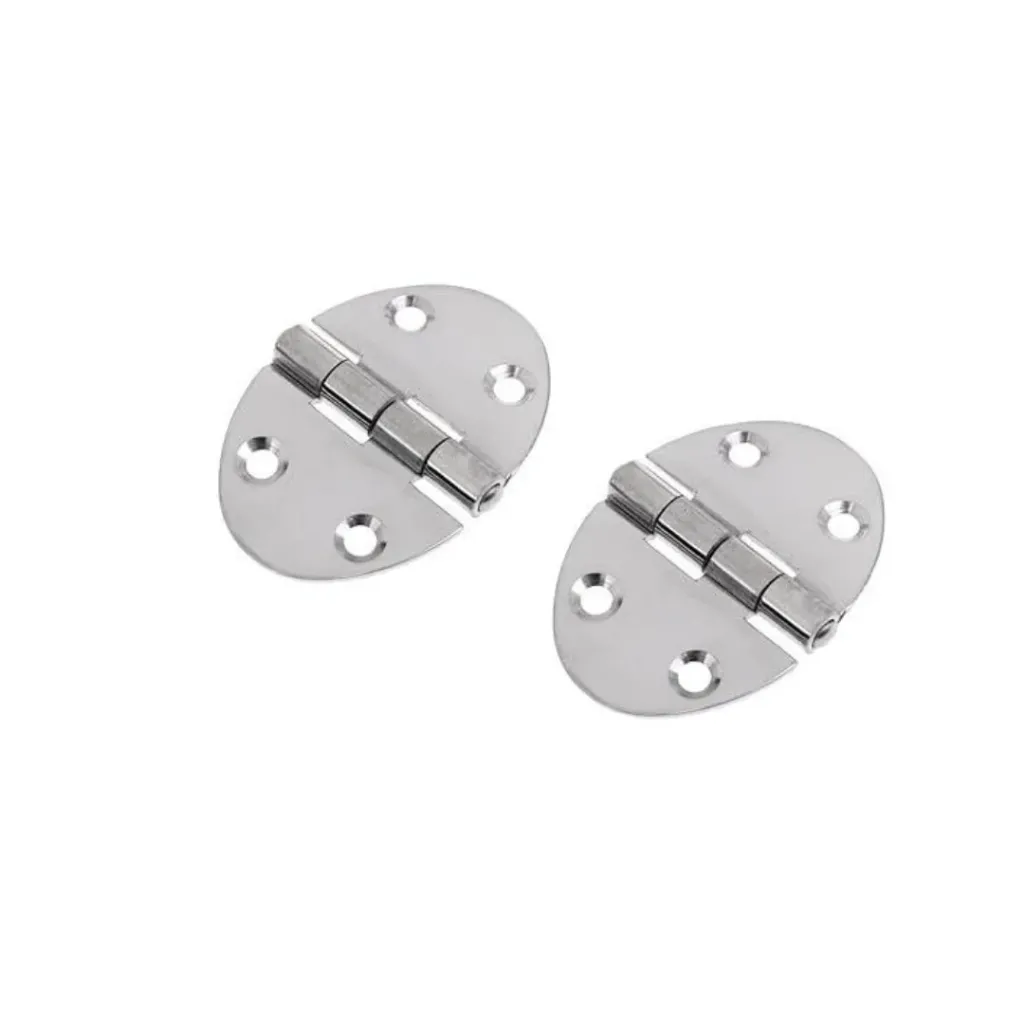 Oval Inox Hinge 90X56 Pack Of 2 | Gs72197 | Durable Door Hardware