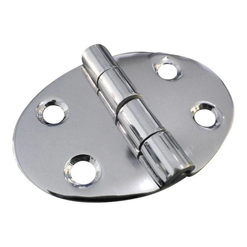 [GS72193] Oval Inox Hinge 84X56 (Pack 2) - Gs72193 | Durable Door Hardware