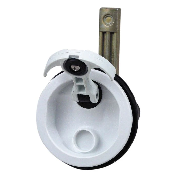 [GS72411] Flush Lock White Gs72411 - Durable Door Security Hardware