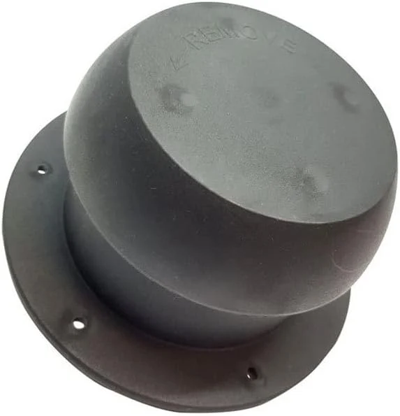 Black Plumbing Vent 134.5X71.5 Mm | Sfpv201 | Hardware