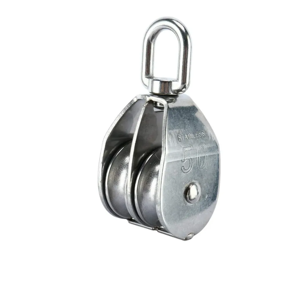 [GS71086] Swivel Eye Pulley Double Sheaves 8Mm - Gs71086 - Hardware Tool