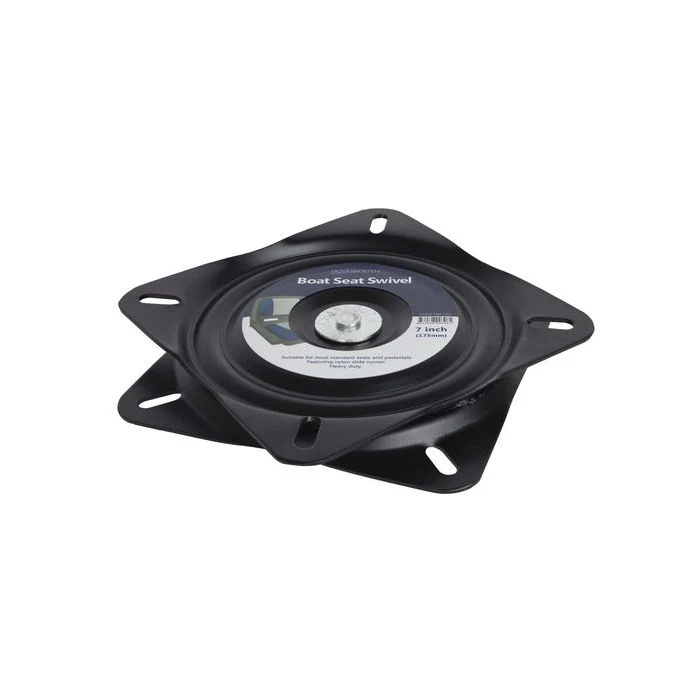 7" Black Edc Coated Seat Swivel Ocema760 - Smooth Rotation & Durable