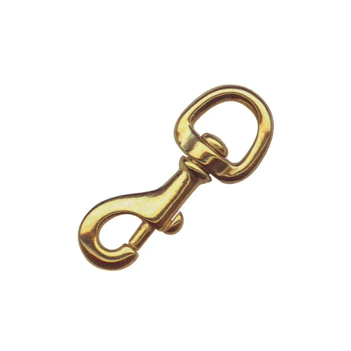 [GS71307B] Bronze Snap-Hook 90 Mm (10) | Gs71307B | Durable Hooks For Secure Use