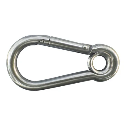 [GS71230B] Spring Hook With Eyelet 5X50 Mm - Pack Of 25 | Gs71230B | Goldenship