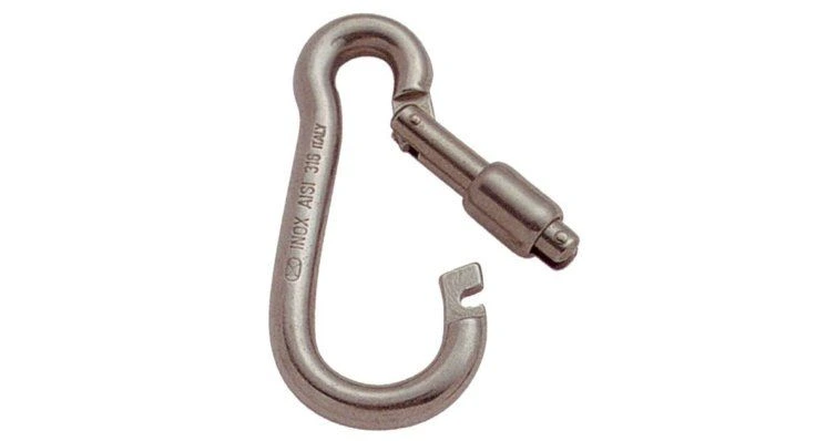 [GS71334] Carabine-Hook Ss 10Mm Special Opening Gs71334 - Durable Hook