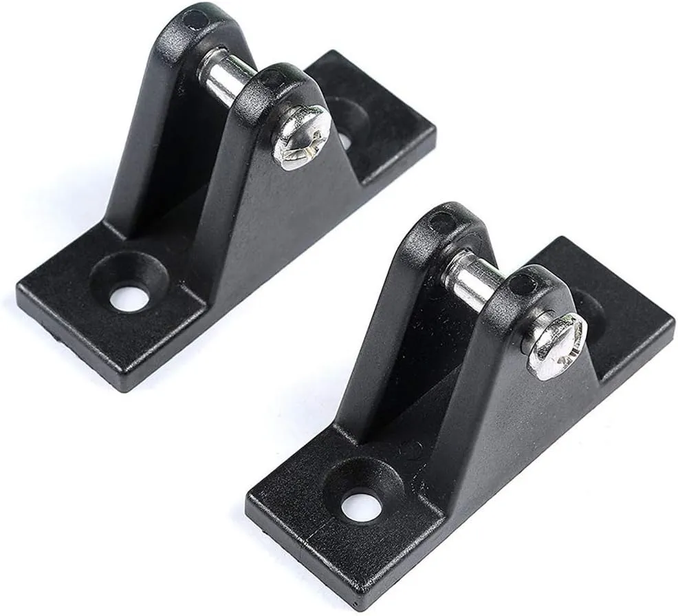 Nylon Deck Hinge Black (2) - Gs72236 - Durable Hardware For Decks