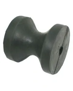 [GS76021] Keel Roller 76X75Mm Rubber Gs76021 - Durable Trailer Accessory