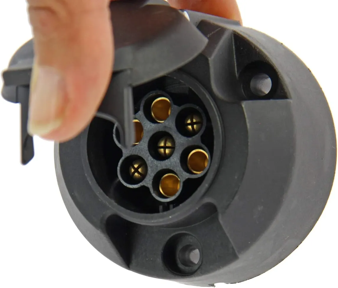 7 Pin Socket Gs76061 For Trailers - Reliable Electrical Connection