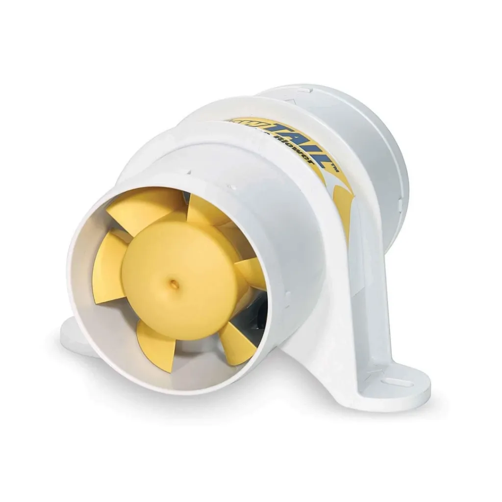 [SH277-4110] 4" 12V In-Line Blower | Sh277-4110 | Shurflo For Marine Ventilation