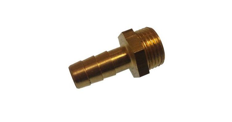 [RAC3/8X12] RACOR Fuel Hose Connector | Brass 3/8 X 12MM | RAC3/8X12