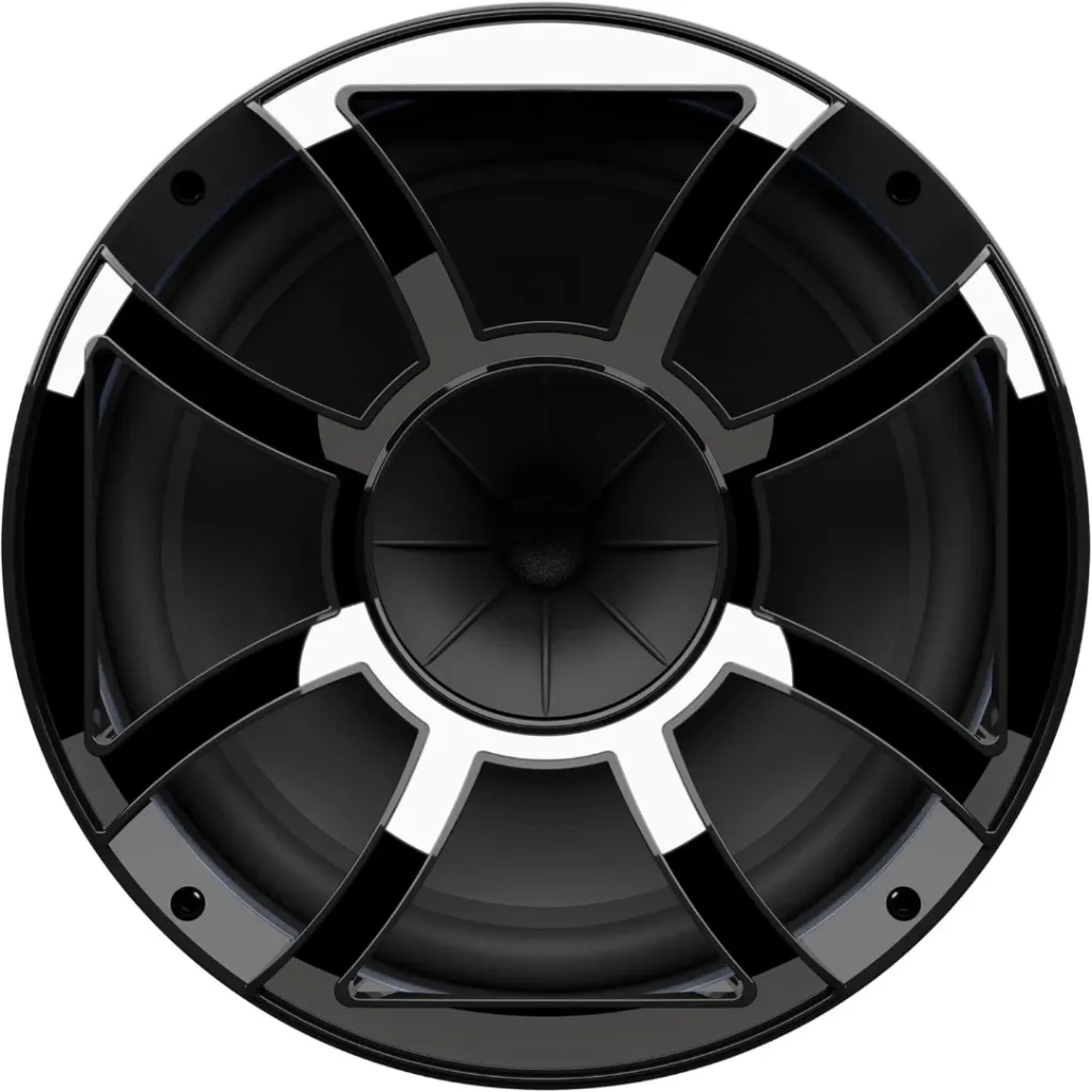 [WETREV10HDXS-BGRILLE] Wet Sounds Grille Rev 10Hdxs-B Black-Stainless Speaker - Wetrev10Hdxs-Bgrille