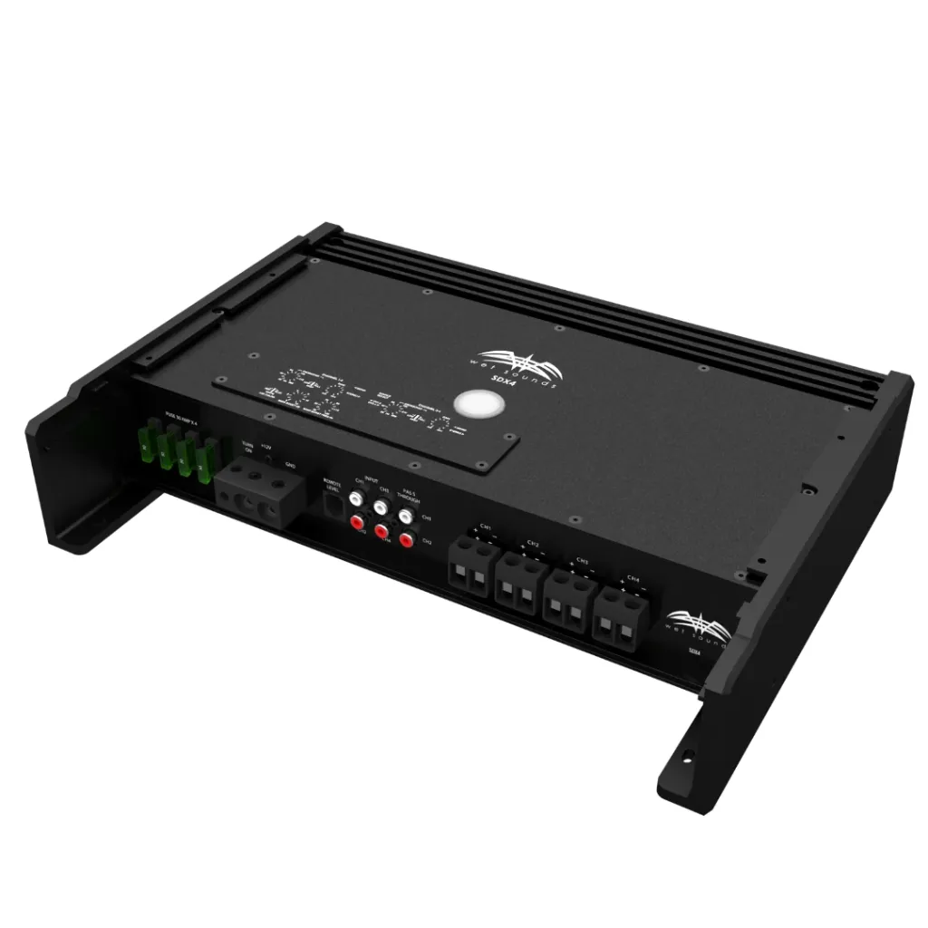 [WETSINISTER-SDX4] Wet Sounds Sinister Sdx-4 Amplifier 185W X 4 Channels - Wetsinister-Sdx4