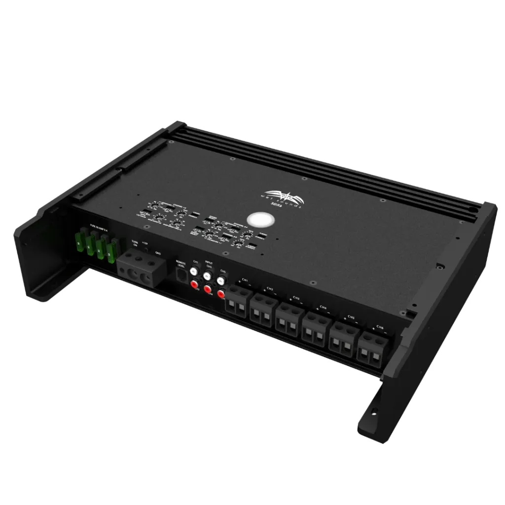 Wet Sounds Wetsinistersdx6 6-Channel Amplifier - 185W Per Channel
