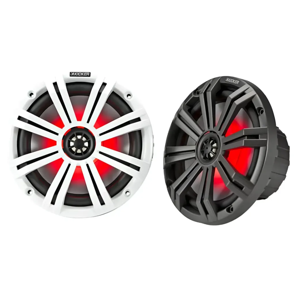 [KA45KM654L] Kicker Audio Km Marine 6.5" Coaxial Led Speakers Ka45Km654L