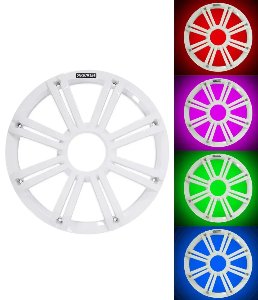 Kicker Audio Ka45Kmg10Ww Subwoofer With Led - Compact High-Quality Sound