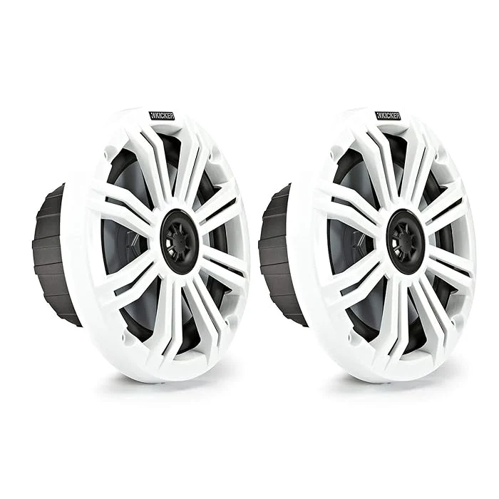 Kicker Km Marine 6.5" Tower Coaxial Speakers Ka45Kmtc65W