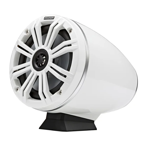 [KA46KMFC65W] 6.5" Kicker Surface Mount Coaxial Speaker White | Ka46Kmfc65W