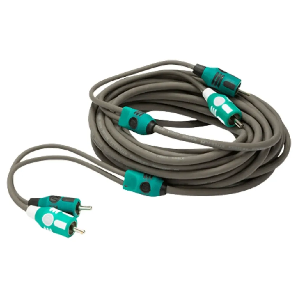 [KA47KMI7] Kicker Marine 2-Ch Rca Interconnect, 7 | Ka47Kmi7 | Durable Audio Cable