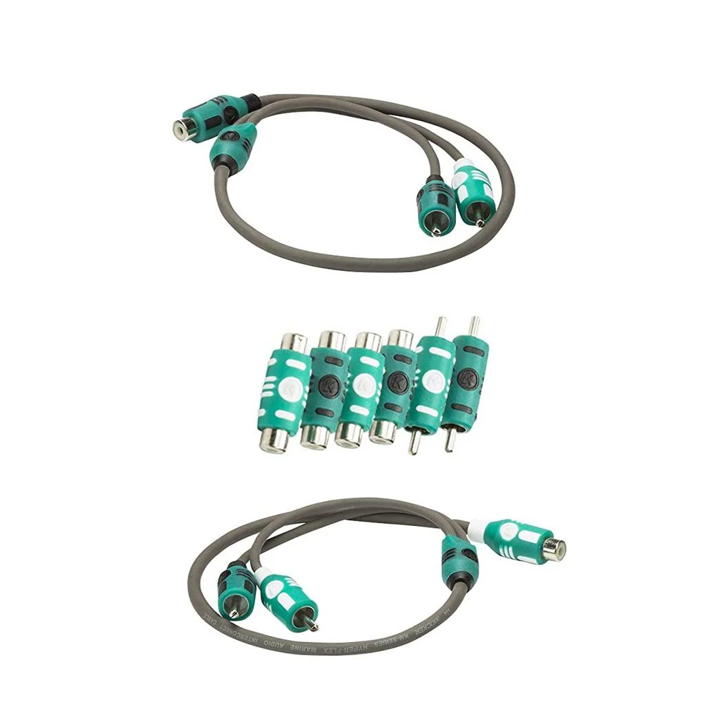 [KA47KMIY] Kicker Marine Series Y-Adaptor Rca Male/Female Ka47Kmiy - Audio Connector