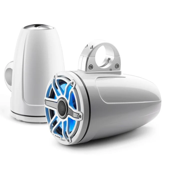[JLM6-770ETXv3-Gw-S-GwGw-i] Jl Audio M6 7.7" Tower Speakers With Led White Lighting | Jlm6-770Etxv3-Gw-S