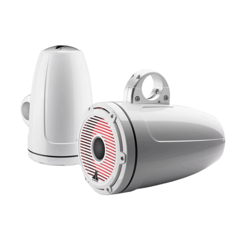 [JLM6-880ETXv3-Gw-C-GwGw] Jl Audio M6 8.8" Tower Coaxial Speakers White Jlm6-880Etxv3-Gw-C-Gwgw