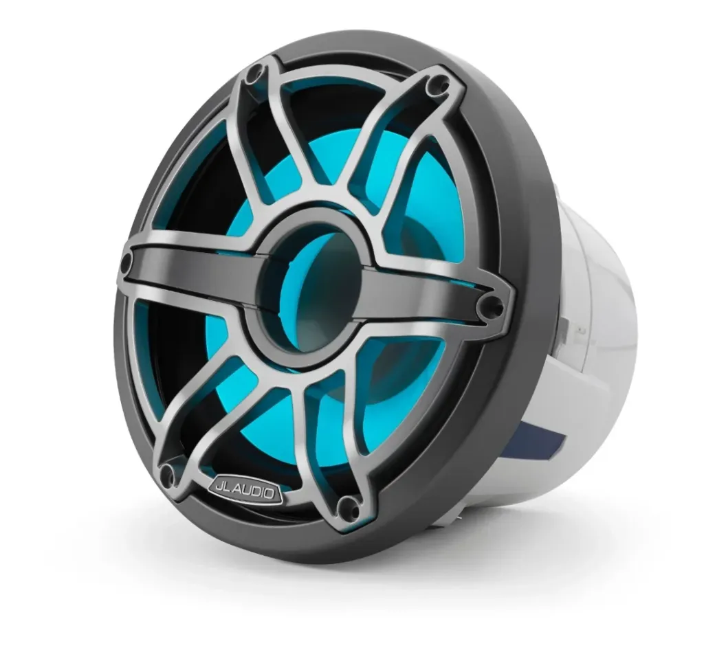 [JLM6-8IB-S-GmTi-i-4] Jl Audio M6 8" Subwoofer Led Gunmetal Sport | Jlm6-8Ib-S-Gmti-I-4
