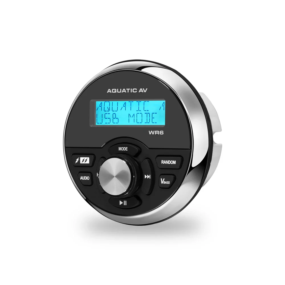 Aquatic Av Aq-Wr6 Waterproof Audio Receiver - Control Remote Mp6 Cp6