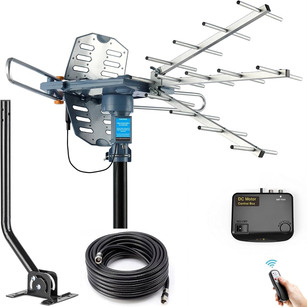 [GLOV9150-AGCDAB20BK] TV Antenna | 370mm | 36dB | 12-24V DC