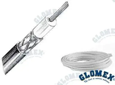 Cable Rg58 C/U Mil C17 Pe 50 Ohms 100M | Glora117 | VHF By Glomex