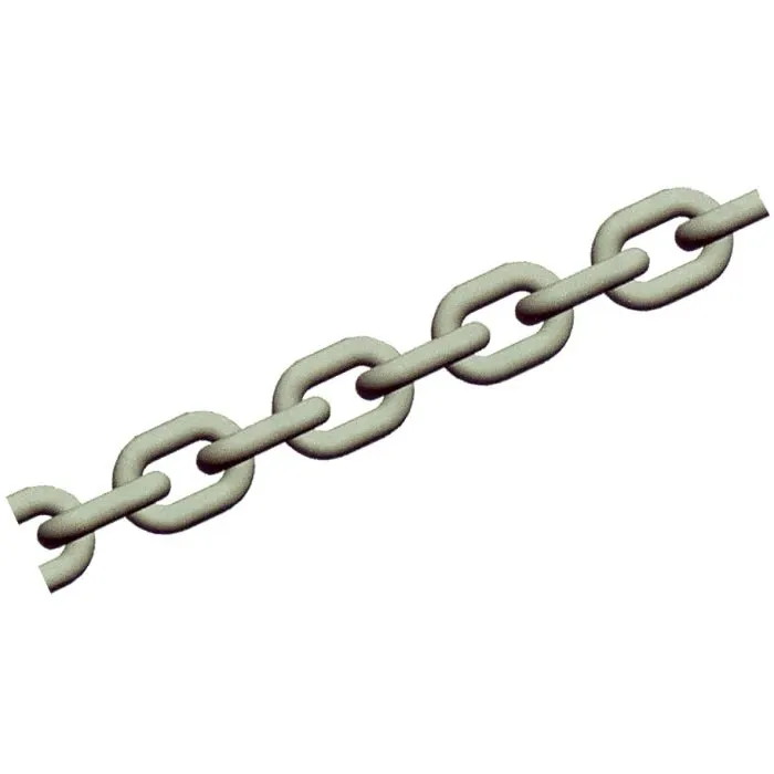 [GS61115A] AISI316 6mm Calibrated Chain - (Per Meter) GS61115A | Heavy-Duty Marine Use
