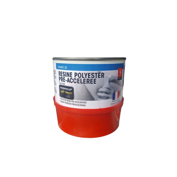 Polyester Resin 375G Durable Repair Solution For Home & Marine | SOR140090